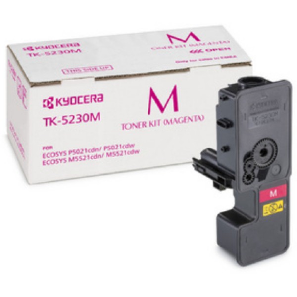 Тонер-картридж Kyocera TK-5230M (пурпурный; 2200стр; P5021cdn, cdw M5521cdn, cdw)
