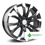 RST R022 R20/8J PCD 6x139,7 ET 31 ЦО 77,8 черный с полированной лицевой поверхностью