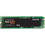 Жесткий диск SSD 250Гб Samsung 860 EVO (M.2, 550/520 Мб/с, 88000 IOPS, SATA 3Гбит/с, 512Мб, для ноутбука и настольного компьютера)