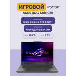 Ноутбук ASUS ROG Strix G16 G614PR-RV027 (AMD Ryzen 9 8940HX 2.4 Ггц/16 ГБ DDR5 5200 МГц/16