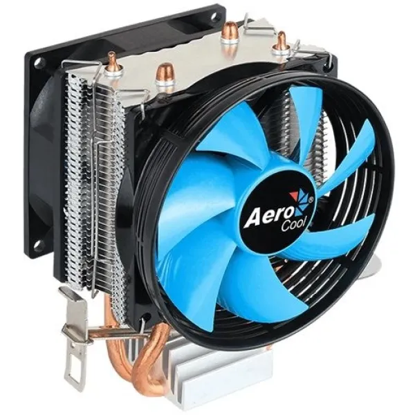 Кулер для процессора Aerocool Verkho 2 Dual (алюминий+медь, 25дБ, 90x90x25мм, 4-pin)