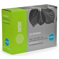Тонер-картридж Cactus CS-SP200HE (черный; 2600стр; SP 202SN, 200N, 203SFN) [CS-SP200HE]