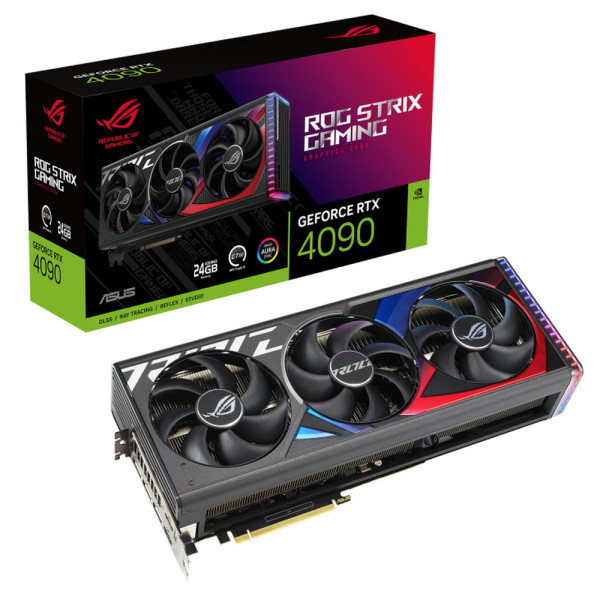 Видеокарта GeForce RTX 4090 2520МГц ASUS Strix Gaming (PCI-E 4.0, GDDR6X, 384бит, 2xHDMI, 3xDP)
