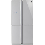 Холодильник Sharp SJ-FS97VSL (No Frost, A, 3-камерный, Side by Side, 89,2x183x76,6см, серебристый)