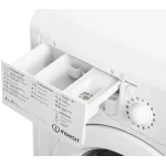 Стиральная машина Indesit IWSD 6105 (CIS).L(фронтальная средняя, класс стирки/отжима/э.потребления: A/C/A , макс: 6кг, 1000 об/мин, защита: частичная, 59.5x85x41.4см, белый)