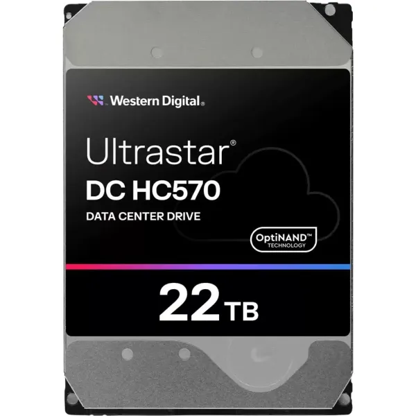 Жесткий диск HDD 22Тб Western Digital Ultrastar DC HC570 (3.5