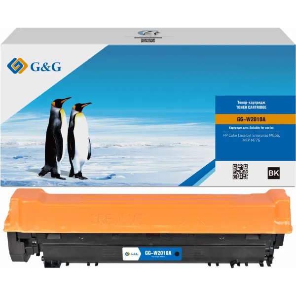 Картридж G&G GG-W2010A (оригинальный номер: W2010A; черный; 16000стр; HP CLJ M776, M856)