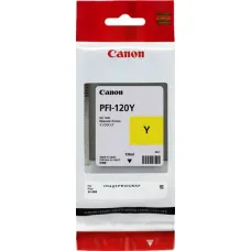Чернильный картридж Canon PFI-120Y (желтый; 130стр; 130мл; imagePROGRAF TM-200, 205) [2888C001]