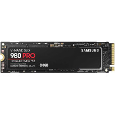 Жесткий диск SSD 500Гб Samsung 980 Pro (2280, 6900/5000 Мб/с, 1000000 IOPS, PCI-E, для ноутбука и настольного компьютера) [MZ-V8P500BW]
