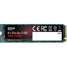 Жесткий диск SSD 1Тб Silicon Power A80 (2280, 3400/3000 Мб/с, PCI-E, для ноутбука и настольного компьютера)