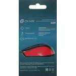 Oklick 225M Black-Red USB (кнопок 3, 1200dpi)