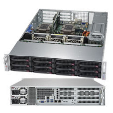 Серверная платформа Supermicro SYS-6029P-WTRT (0x4210R, 2x32Гб DDR4, 12x10240Гб SATA, 2x1200Вт, 2U)