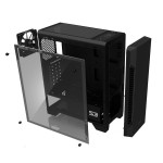 Корпус Zalman S3 Black (Midi-Tower, 2xUSB3.0, 1x120мм)