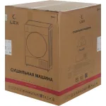 Сушильная машина Lex LDM12GrBlThD (конденсационная, A++, макс.загрузка 10 кг, 16 программ, уровень шума 69 дБ)