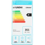 Холодильник Hyundai CM4584F (No Frost, A+, 3-камерный, Side by Side, инверторный компрессор, черный)