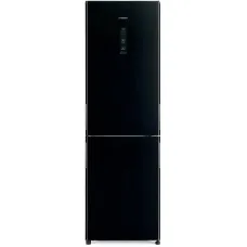 Холодильник Hitachi R-BG410PUC6X (A++, 2-камерный, объем 320:215/105л, инверторный компрессор, 59.5x190x65см, черный)