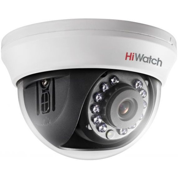 Камера видеонаблюдения HiWatch DS-T591(C) (2.8 mm) (аналоговая, внутренняя, купольная, 5Мп, 2.8-2.8мм, 2560x1944, 25кадр/с)