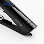 Степлер Kw-Trio 0556A-BLK (тип скоб: 24/6; 24/8; 26/6; 26/8, пластик, вместимость 100 скоб, одновременно скрепляемых 40 листов, глубина прошивки 58мм)