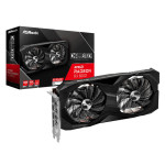 Видеокарта Radeon RX 6600 1626МГц 8Гб ASRock (PCI-E 16x 4.0, GDDR6, 128бит, 1xHDMI, 3xDP)