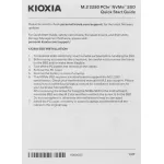 Жесткий диск SSD 500Гб Kioxia Exceria (2280, 2100/1700 Мб/с, 400000 IOPS, PCI Express)
