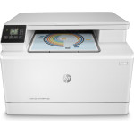 МФУ HP Color LaserJet Pro MFP M182n (цветная, A4, 256Мб, 16стр/м, 600x600dpi, 30'000стр в мес, RJ-45, USB)