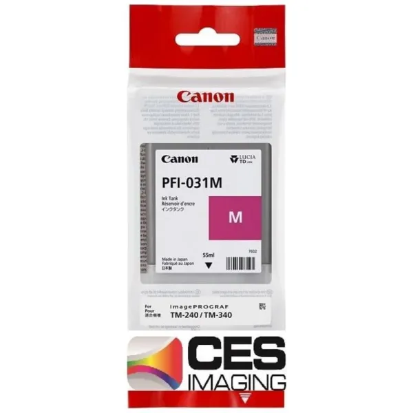 Картридж Canon PFI-031M (пурпурный; 55стр; imagePROGRAF TM-240, TM-340.)