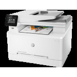 МФУ HP Color LaserJet Pro M283fdw (лазерная, цветная, A4, 256Мб, 21стр/м, 600x600dpi, авт.дуплекс, 40'000стр в мес, RJ-45, USB, Wi-Fi)