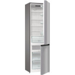 Холодильник Gorenje NRK6201PS4 (No Frost, A+, 2-камерный, объем 353:243/110л, 60x200x59.2см, серебристый металлик)