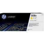 Картридж HP 508X (желтый; 9500стр; CLJ M552, M553)