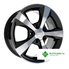 Скад Кёльн R16/7J PCD 5x112 ET 40 ЦО 66,6 черный с полированной лицевой поверхностью [2180405]