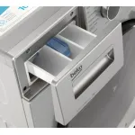 Стиральная машина Beko WSPE6H616S(фронтальная средняя, класс стирки/отжима/э.потребления: A/B/A , макс: 6,5кг, 1200 об/мин, инвертер, 60x84x44см, серебристый)