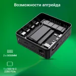 ПК Digma Mini Office (Celeron N4020 1100МГц, DDR4 4Гб, SSD 128Гб, Intel UHD Graphics 600, Windows 11)