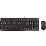 Клавиатура и мышь Logitech Desktop MK120 Black USB (классическая мембранная, 104кл, светодиодная, кнопок 2, 1000dpi)