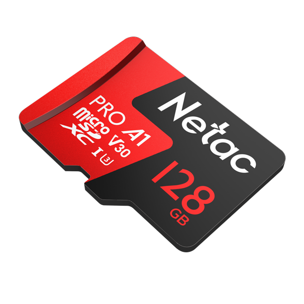 Карта памяти microSDXC 128Гб Netac (Class 10, 100Мб/с, UHS-I U3, без адаптера)