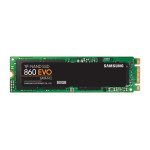 Жесткий диск SSD 500Гб Samsung 860 EVO Series (M.2, 550/520 Мб/с, 88000 IOPS, SATA-III, 1024Мб, для ноутбука и настольного компьютера)