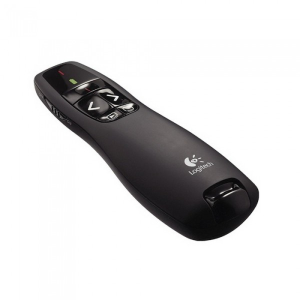 Logitech Wireless Presenter R400 Black USB (радиоканал, кнопок 5)