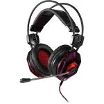 Гарнитура Oklick HS-L500G TOXIC (оголовье, с проводом, полноразмерные, 2 x mini jack 3.5 mm, USB, 380г)