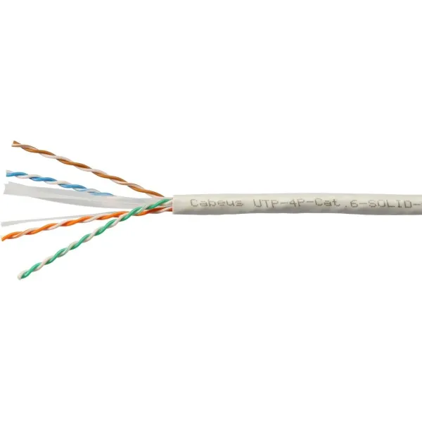 Cabeus UTP-4P-Cat.6-SOLID-GY (305м, 6)