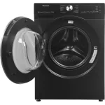 Стиральная машина Hisense WD5S1045BB(фронтальная полноразмерная, класс стирки/отжима/э.потребления: A/B/A , макс: 10,5кг, с сушкой, 1400 об/мин, инвертер, 59.5x84.5x59см, черный)