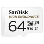 Карта памяти microSDXC 64Гб SanDisk (Class 10, 100Мб/с, UHS-I U3, адаптер на SD)