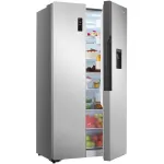 Холодильник Gorenje NRS918EMX (No Frost, A++, 2-камерный, Side by Side, объем 564:347/217л, инверторный компрессор, серый)