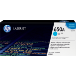 Тонер-картридж HP 650A (голубой; 15000стр; LJ CP5520, 5525)