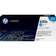 Тонер-картридж HP 650A (голубой; 15000стр; LJ CP5520, 5525) [CE271A]