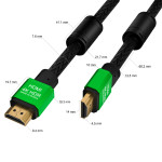 Кабель Greenconnect (HDMI (m), HDMI (m), 1,2м)