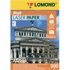 Бумага Lomond 0300331 (A3, 200г/м2, для лазерной печати, двусторонняя, матовая, 250л) [0300331]