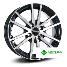 Tech Line 435 R14/5.5J PCD 4x100 ET 43 ЦО 60,1 черный с полированной лицевой поверхностью