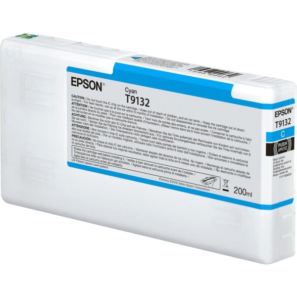 Картридж Epson C13T913200 (голубой; 200мл; Epson SureColor SC-P5000, SC-P5000 Spectro, SC-P5000V, SC-P5000V Spectro)