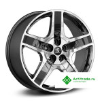 Premium Series КР008 Defender R20/8.5J PCD 5x120 ET 41,5 ЦО 72,6 темно - серый глянцевый с полированной лицевой поверхностью