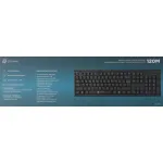Клавиатура Oklick 120 M Standard Keyboard Black USB (классическая мембранная, 104кл)