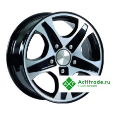 Скад Калипсо R16/6.5J PCD 5x130 ET 43 ЦО 84,2 черный с полированной лицевой поверхностью [0740005]